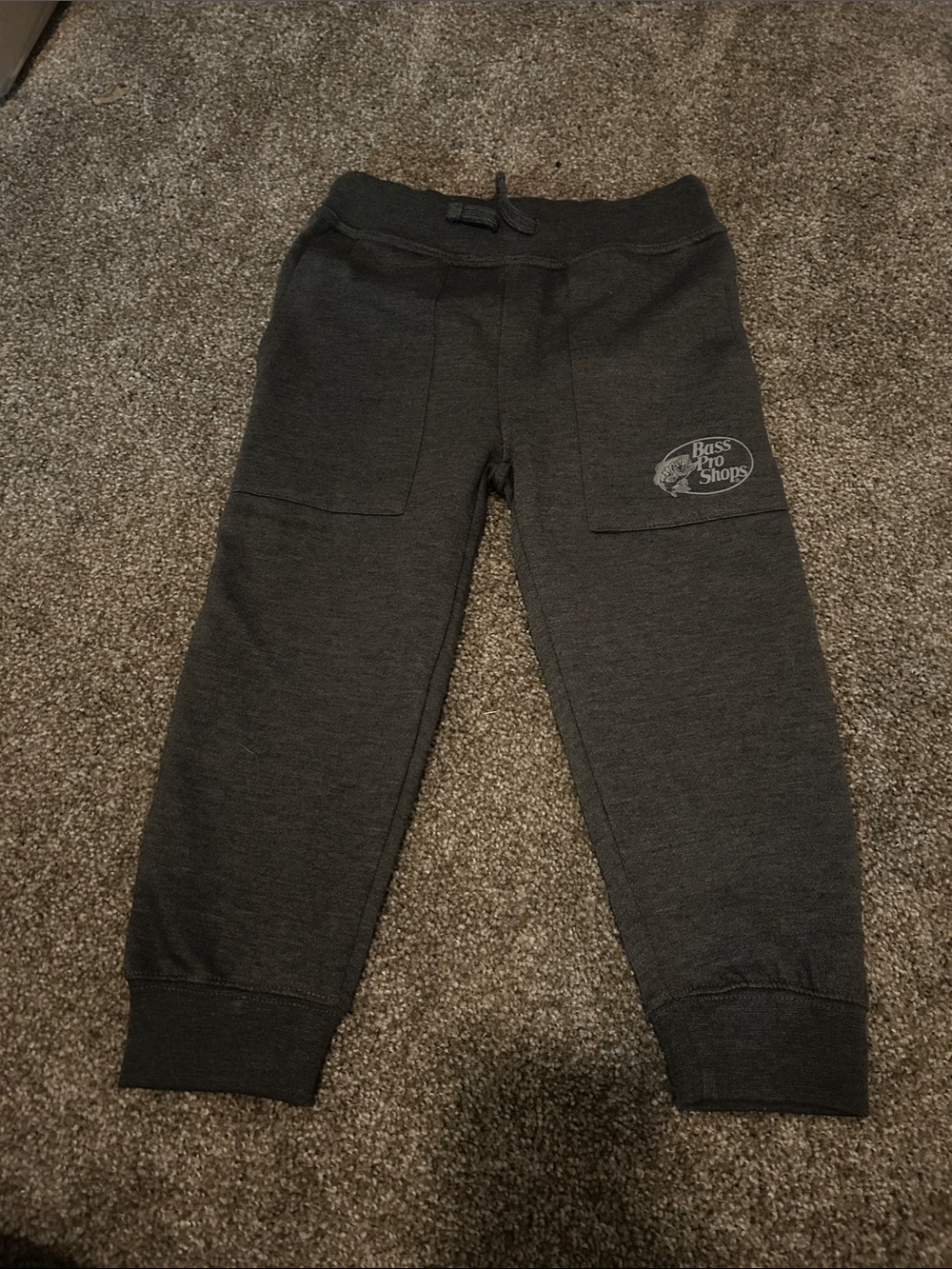 Bass Pro Shops Youth Dark Gray Jogger Pants